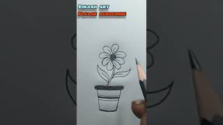 How To Draw A Flower Pot Easy Step By Step Flower Pot Pencil Drawing For Beginners