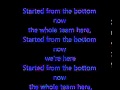 ▶ Drake  Started From the Bottom clean lyrics   YouTube
