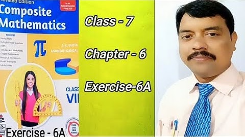 COMPOSITE MATHEMATICS S.Chand(Algebraic Expression Class   7 ) Ex   6A / MATHS GURUJI Dhananjay Sir