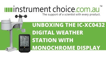 Unboxing the IC-XC0432 Digital Weather Station with Monochrome Display