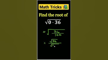 Square root of decimal number | #shorts #maths #squareroot #decimalnumbers