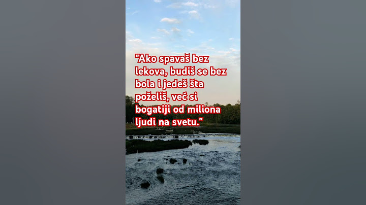 Ako spavaš bez lekova, budiš se bez bola i jedeš šta poželiš