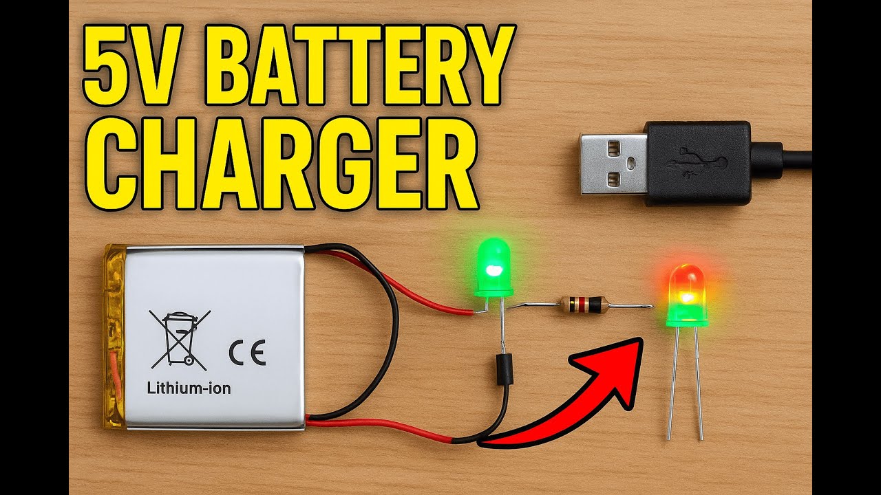 5V lithium ion Battery Charging || Electronics - YouTube