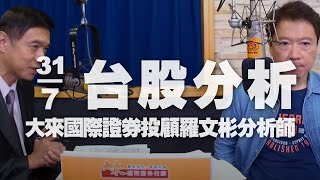'20.07.31【財經一路發】大來國際證券投顧羅文彬分析師台股分析