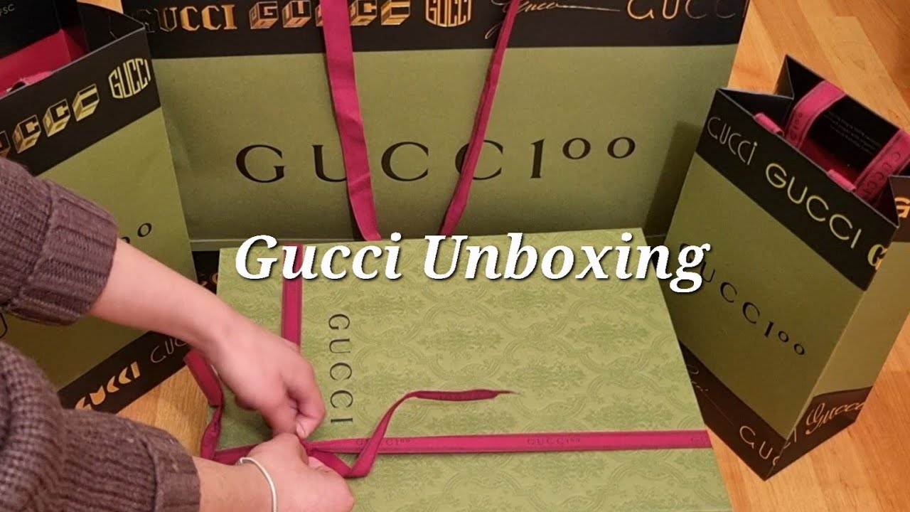 Gucci Unboxing - YouTube