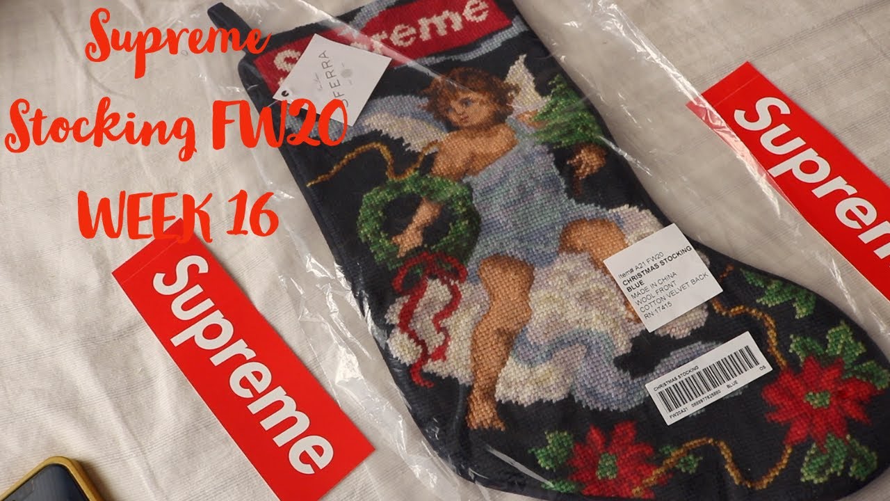 Supreme Christmas Stocking FW20 - YouTube Supreme Christmas Stocking FW20 - YouTube