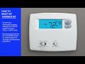 White-Rodgers Blue Series - 1F89-0211 - 2-inch - How Do I Reset My Thermostat