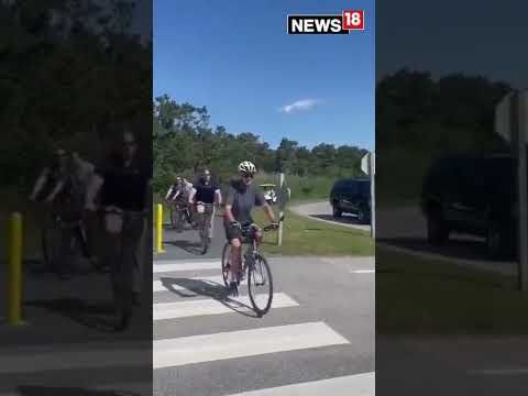 Viral Video | Joe Biden News | Joe Biden Falls Off A Bike | #viralvideo | #trending | #shorts