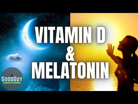 Vitamin D & Melatonin wirken zusammen! Wach-Schlafrythmus Tryptophan Seotonin Mitochondrien Energie!