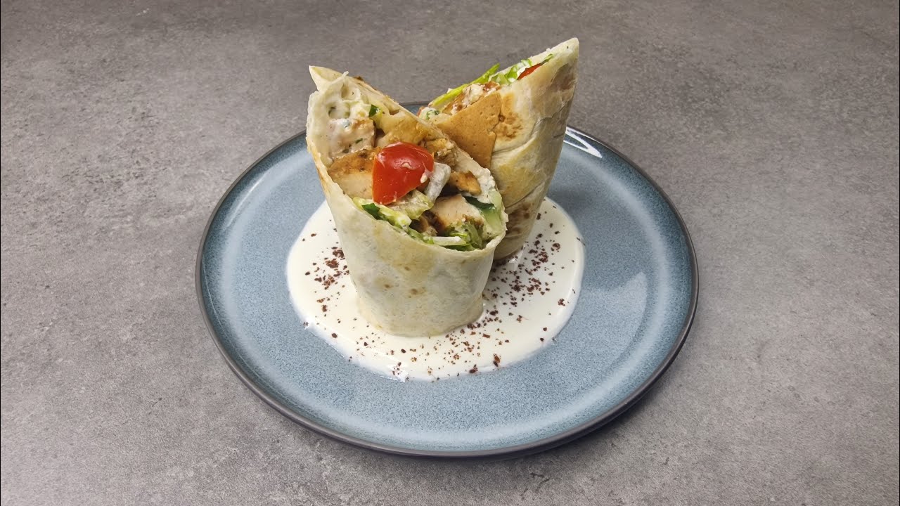 Sumac Feta and Chicken Wrap YouTube