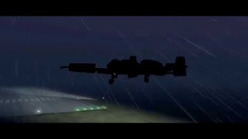 First low visibility ILS landing in DCS A-10