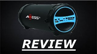 Axess SPBT1031-BK Bluetooth Speaker Review