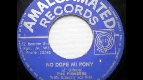 The Pioneers of Jamaica. No dope mi pony. Rock Steady