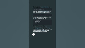 Pip freeze vs. pip list #shorts