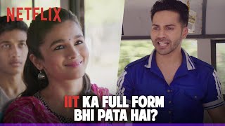 Alia Bhatt Takes Varun Dhawan's Class | Badrinath Ki Dulhaniya | Netflix India