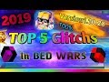 TOP 5 Glitchs in Bed wars! CRAZY!! Usually!! [BlockmanGo] - Version 1.10.18 [2019]