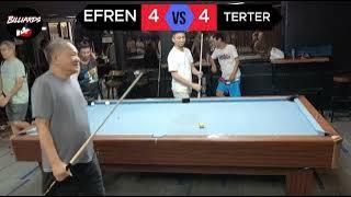 FULL FIGHT MATALO NA NYA KAYA SI CHAMP  EFREN BATA REYES VS TERTER BULACAN I REMATCH BET 55K PAREHAS