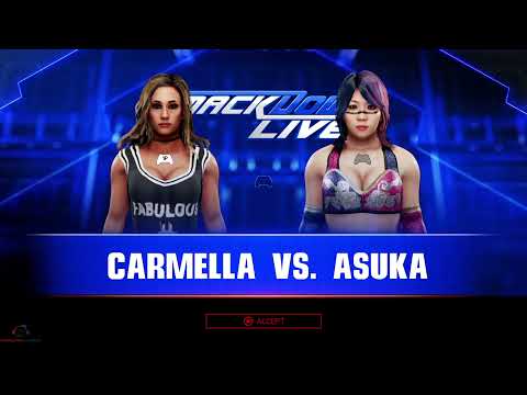 WWE 2K19 Carmella vs Asuka