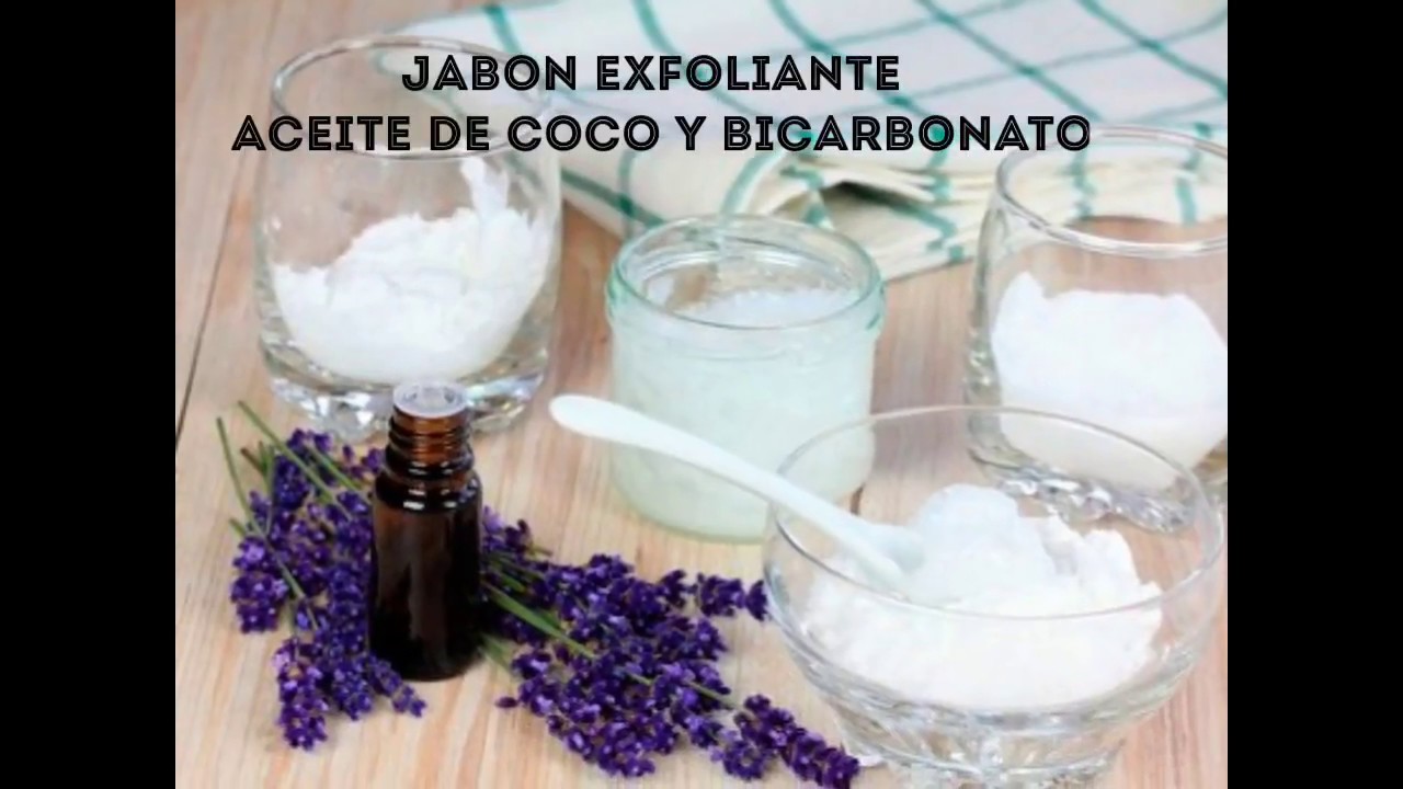 jabón artesanal de bicarbonato