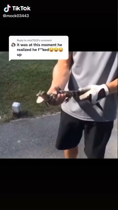 At this moment he knew he fucked up