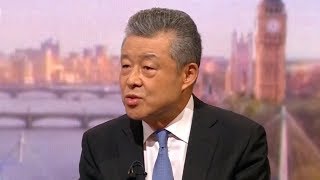 Chinese ambassador to UK criticizes British politicians of ‘Cold War mentality’ over HK violence