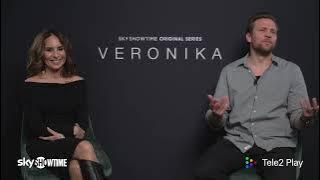 Tele2 intervjuar Alexandra Rapaport och Tobias Santelmann från SkyShowtime's nya serie Veronika