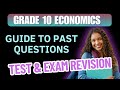 Grade 10 Economics - Exam Revision (Part 5) Term 3 CAPS