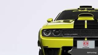 I have designed a Dodge Challenger R/T  from 3D Tuning.
