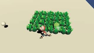 Pokémon Lets Go Unity - Interactive Grass to Following Pokémon