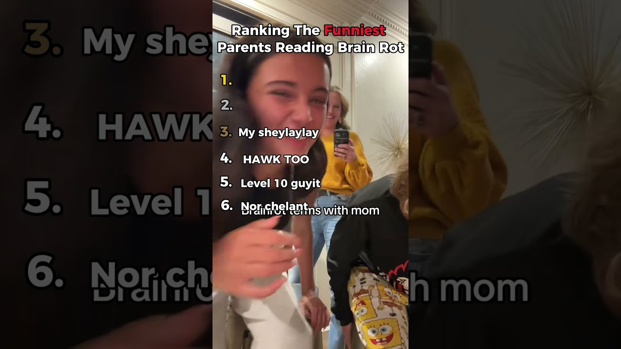 Ranking The Funniest Parents Reading Brain Rot 