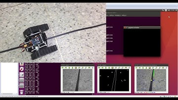 利用ROS與OpenCV做即時影像處理來進行車道線辨識放置障礙物｜HoughLines GRAY