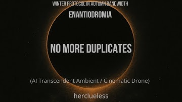 no more duplicates | herclueless (AI Transcendent Ambient / Cinematic Drone)