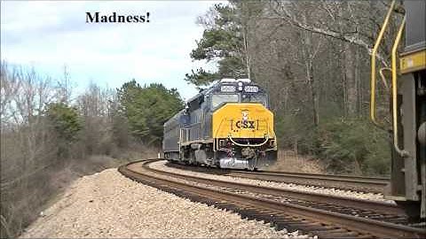CSX 9969 leads W003 South 1-11-16
