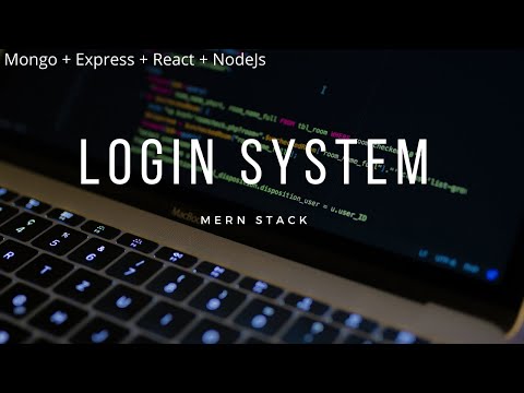 Login MERN API Mongo, Node y Express