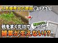【雑草対策】まくだけで草が生えない!? 話題の「防草砂」を菜園のプロが使ってみた!