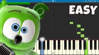 Miniatura de "The Gummy Bear Song - EASY Piano Tutorial"