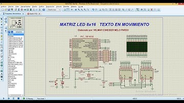 TEXTO EN MOVIMIENTO MATRIZ 8X8 UTILIZANDO EL PIC_18F4550