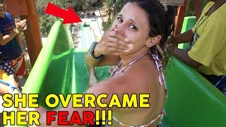 8 YEAR OLD OVERCOMING FEAR WITH HIS MOM!! (SO SCARED) | The Royalty Family