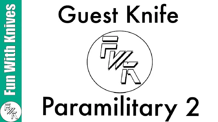 Guest Knife: Spyderco Paramilitary 2 - Flawless