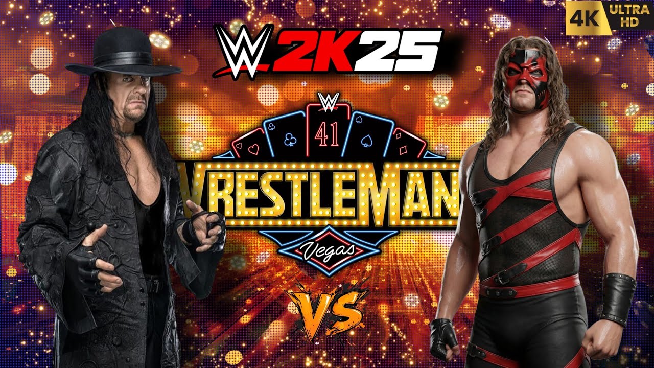 WWE 2K25 - The Undertaker vs. Kane || WWE WrestleMania 41 Saturday || PC™ Gameplay [4K60]