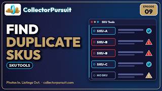 CollectorPursuit Tutorial: SKU Tools