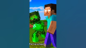 Herobrine Chase Poison Steve in normal speed |Minecraft animation| #meme #virel #shorts #herobrine