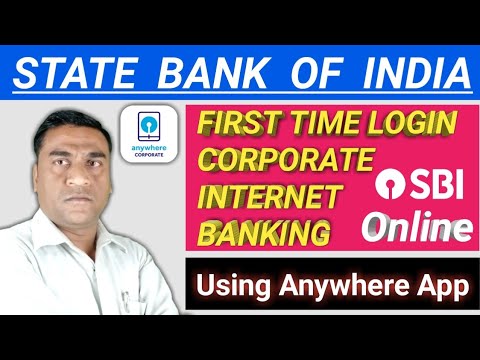 How to First Time Login SBI Corporate Banking in SBI Anywhere App | Sbi Anywhere Registration