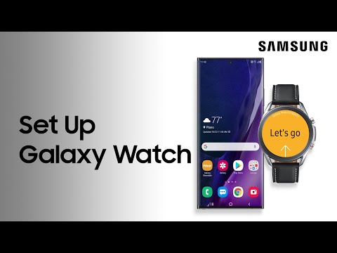 Set up the Galaxy Watch3 with a Samsung phone using the Galaxy Wearable app | Samsung US hqdefault