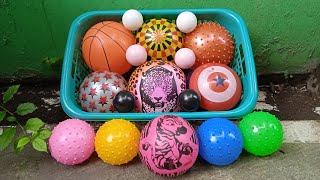 Mencari Bola Pelangi, Bola Basket, Bola Warna Warni, Bola Duri, Bola Besar dan Bola Kecil di Halaman