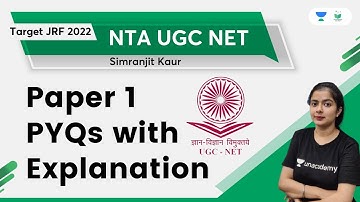 Paper 1 PYQs with Explanation | NTA UGC NET | Simranjit Kaur
