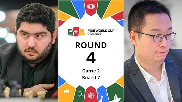 🇮🇷 Parham Maghsoodloo – Wei Yi 🇨🇳 | FIDE World Cup 2025 | Round 4 | Game 2 | Board 7