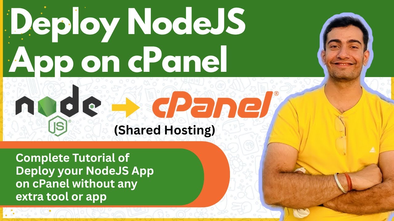 How to deploy NodeJS on cPanel | Shared Hosting | Step by Step - YouTube