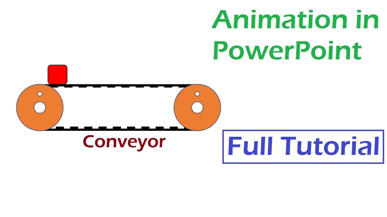 Flat Conveyor Belt PowerPoint Template | lupon.gov.ph