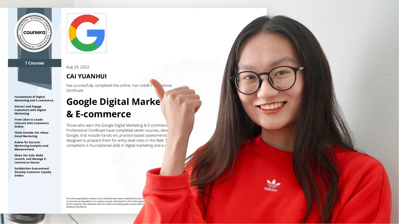 Review of Google’s Digital Marketing & E-Commerce Certificate Courses – Video